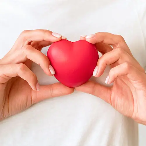 HeartAide heart health supplement bottle highlighting key cardiovascular benefits